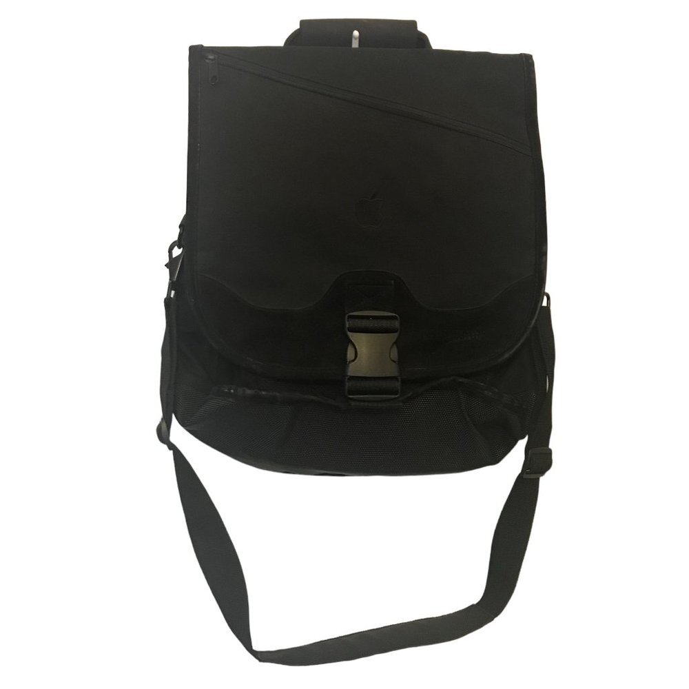 Kensington Black Apple Laptop Convertible Backpack Messenger Bag